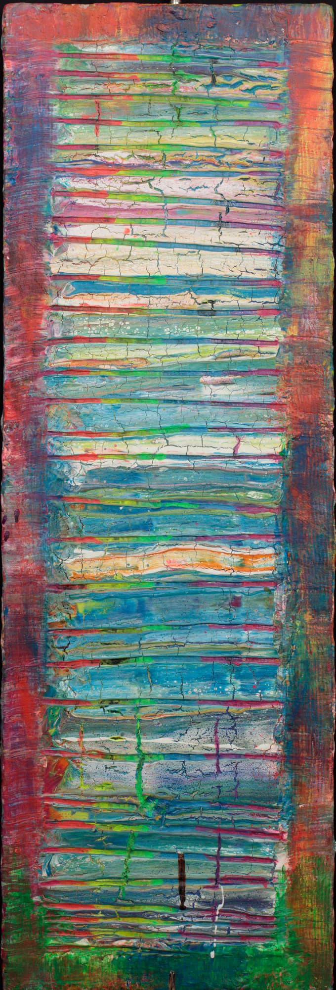 Acrylic Not on Wood Panel as a gallery-wrapped canvas