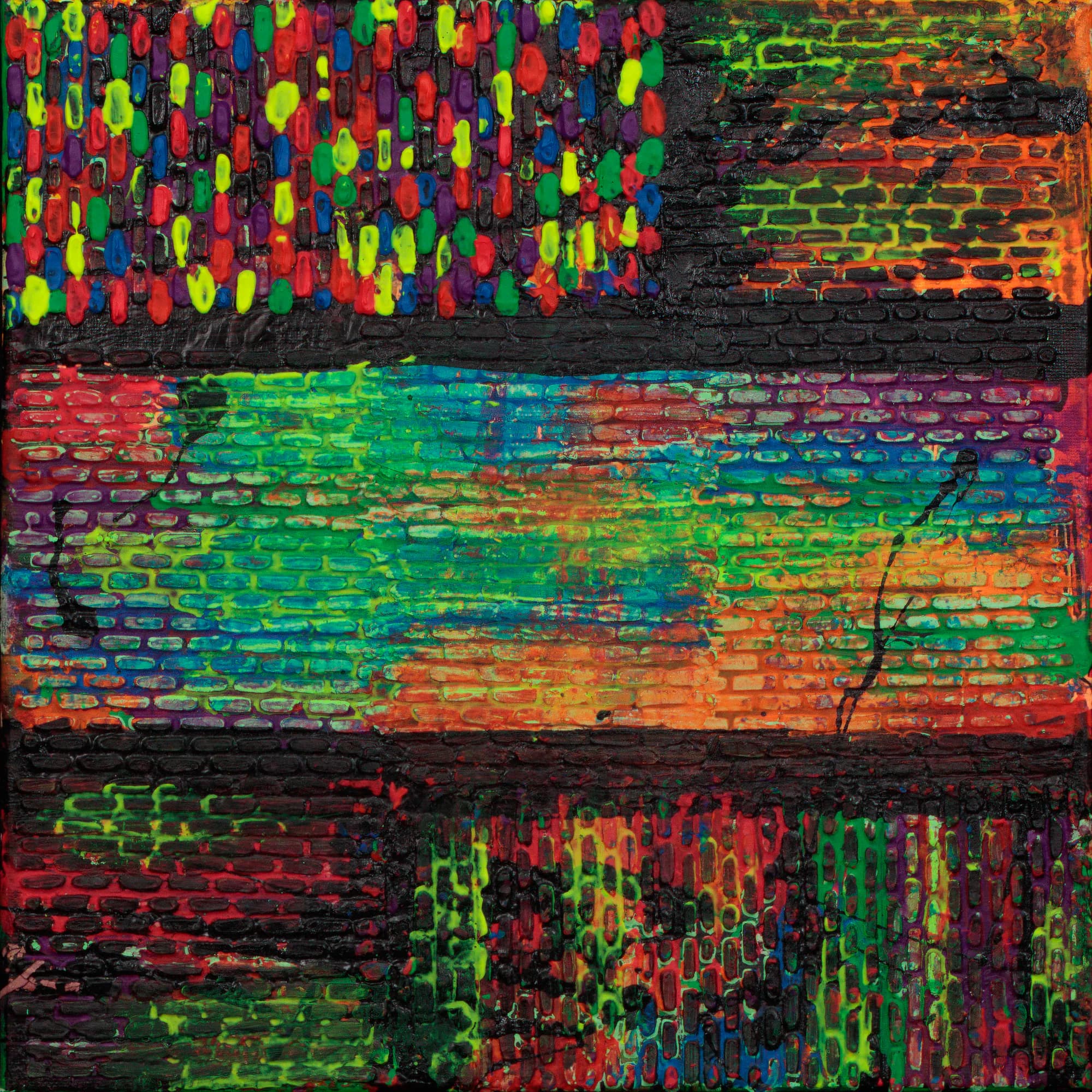 Brick as a gallery-wrapped canvas