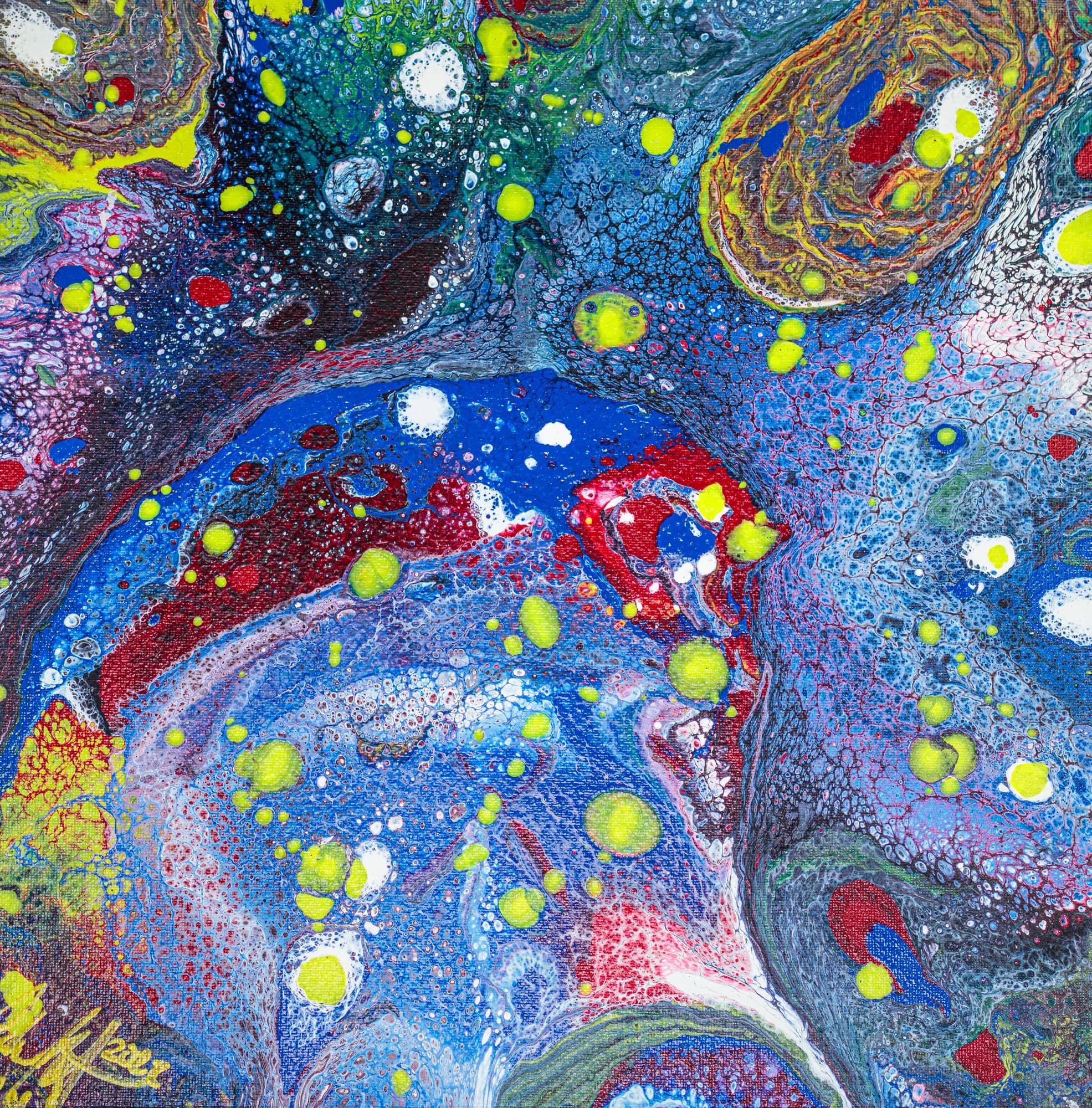 Firefly Nebula, Acrylic Abstract collection
