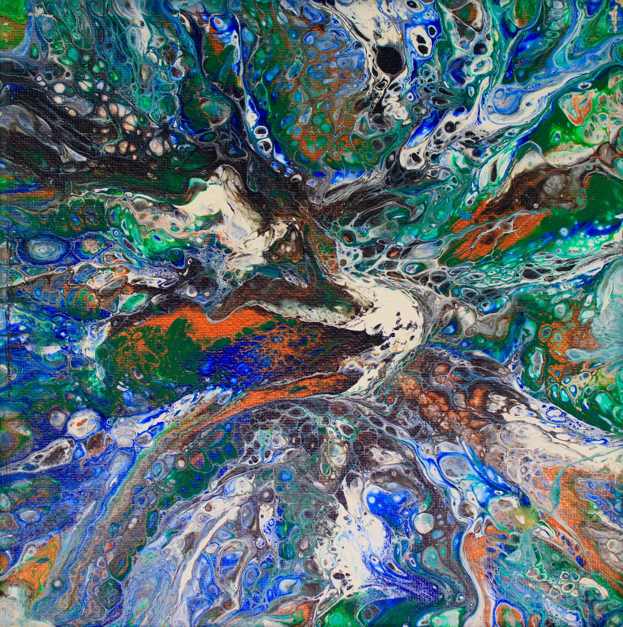 Forest River, Acrylic Abstract collection