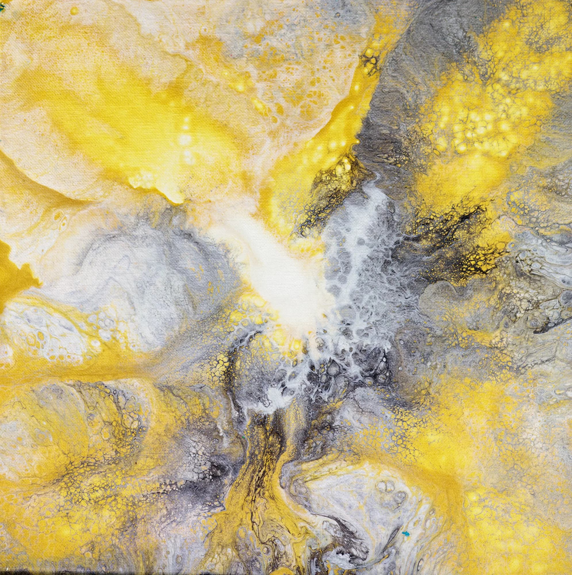 Golden Mist, Acrylic Abstract collection