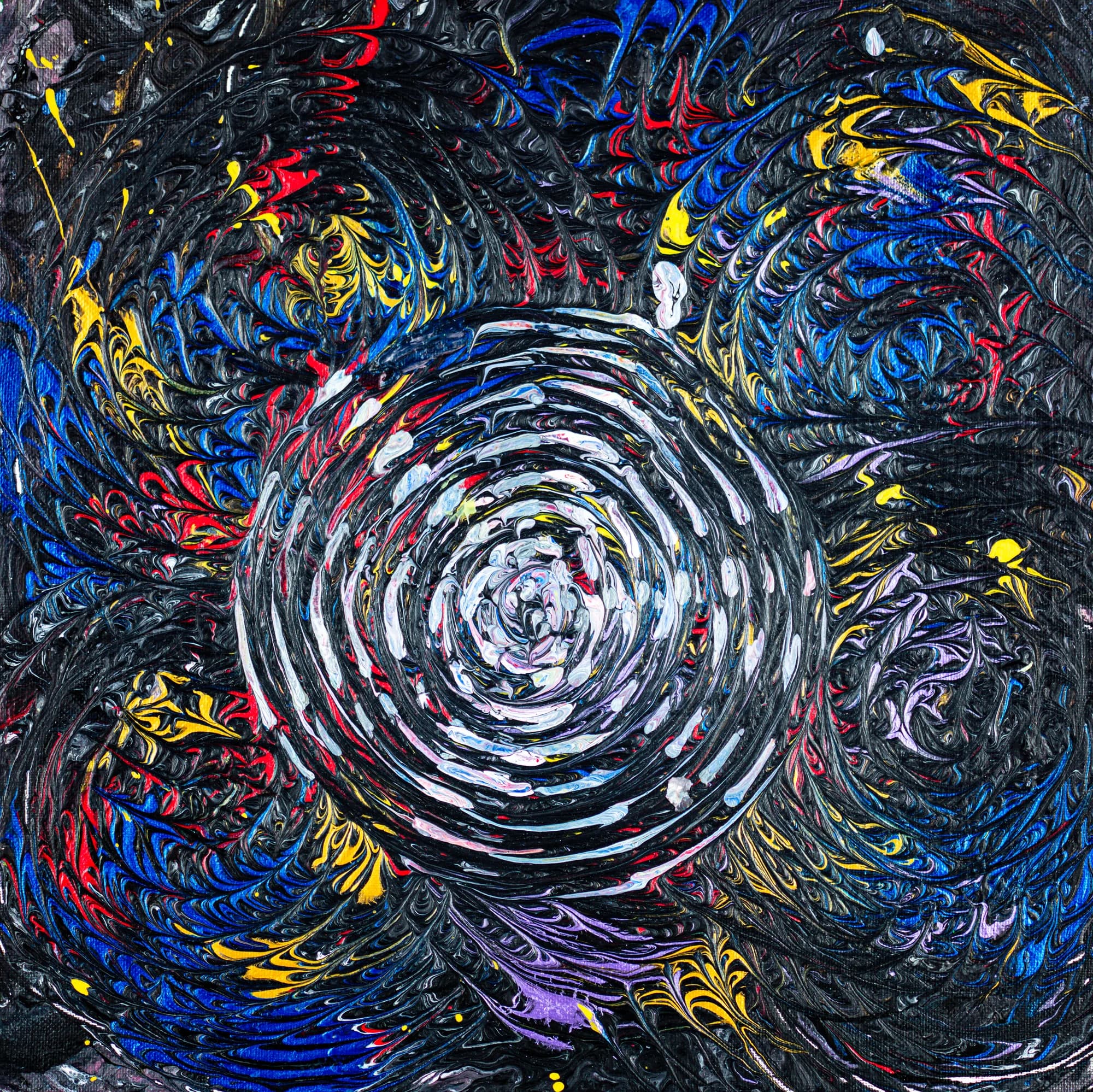 Midnight Vortex, Acrylic Abstract collection
