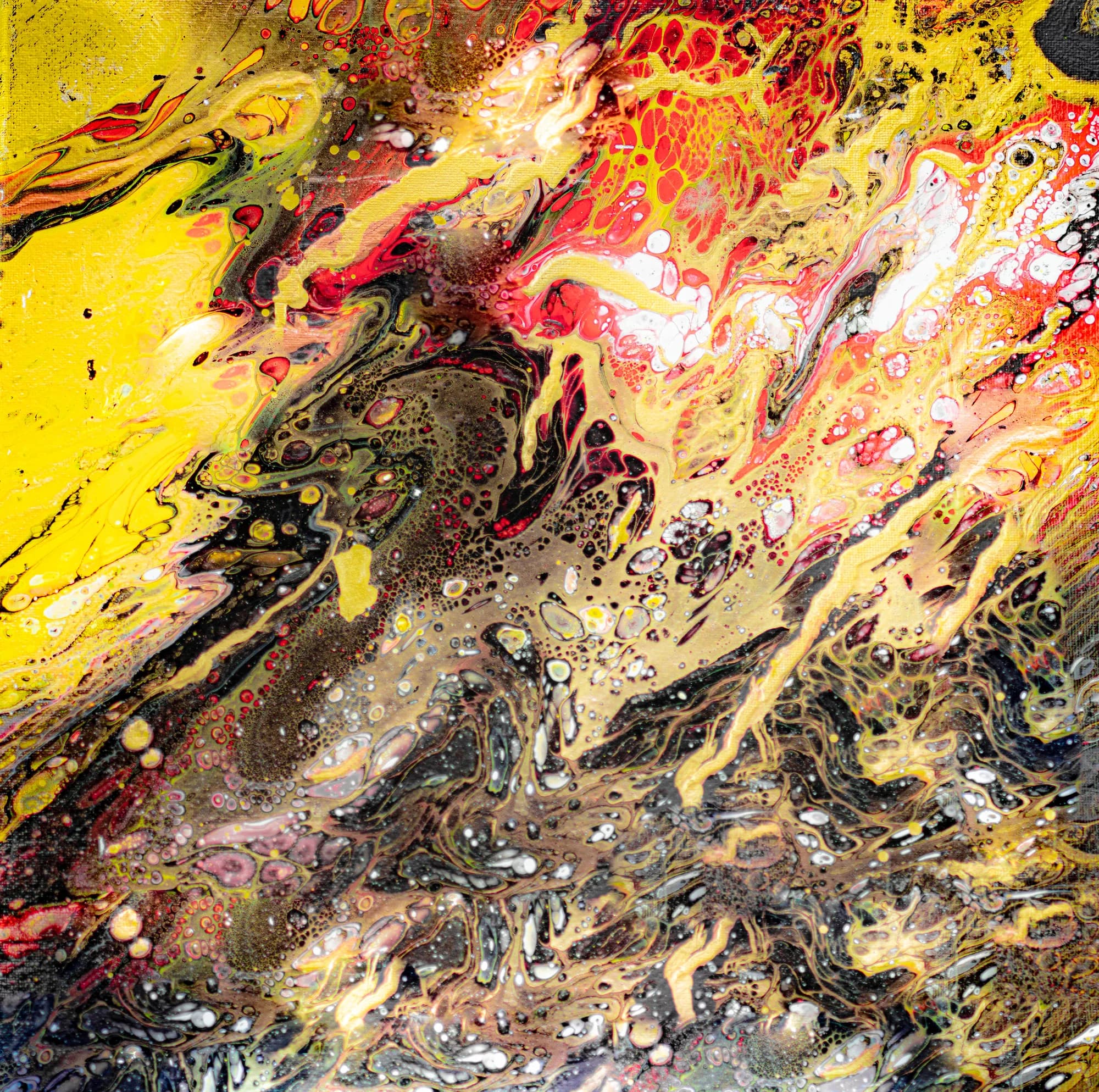 Solar Flare, Acrylic Abstract collection