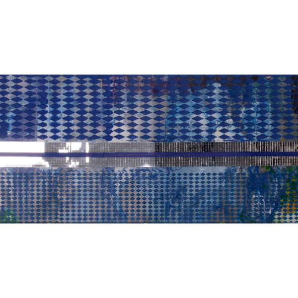 Reflective Line III: Cobalt Matrix, (2025)