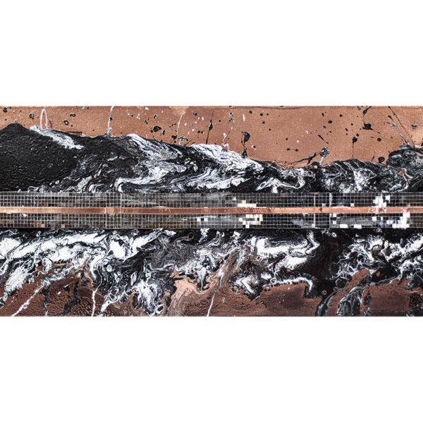 Reflective Line II: Copper Undertow, (2025)